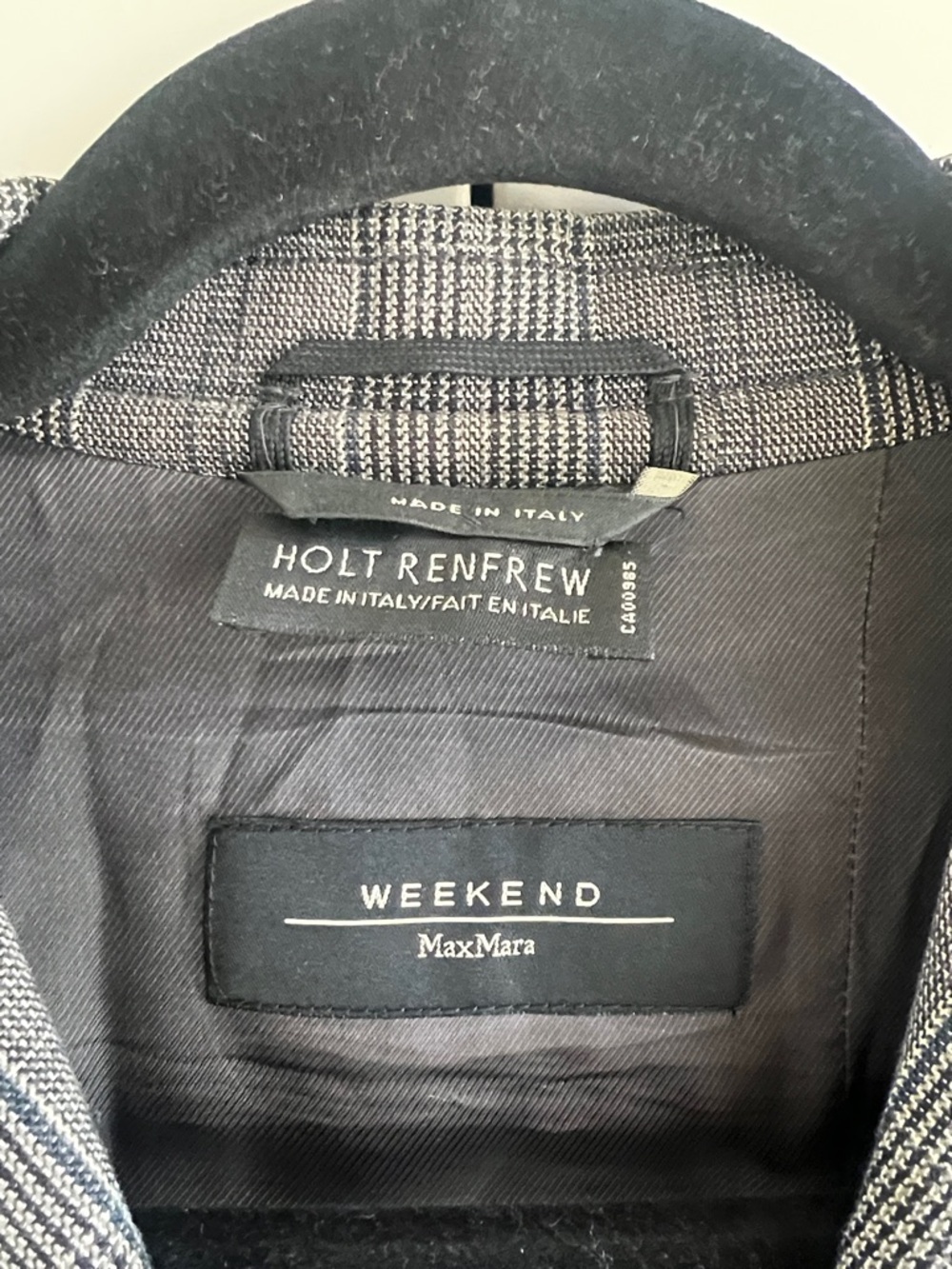 MaxMara Weekend Plaid Blazer - Picture 2 of 15